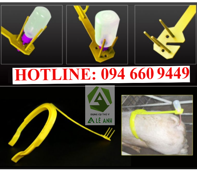 Giá đỡ tinh heo - Đai phối giống cho heo - Thiết bị thú y Lê Anh